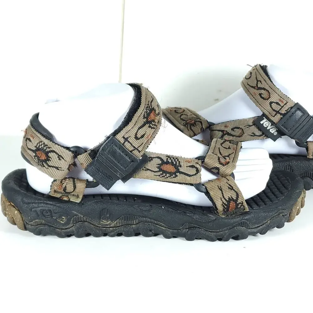 Teva Valkyrie Mens US 8 Brown Waterproof Hiking Outdoor Sandals Shoes